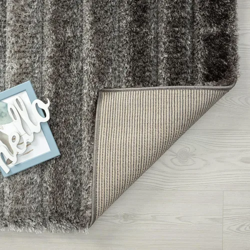Miniatura 8 de LUXE WEAVERS Lantanas Collection 7119 - Alfombra geométrica moderna gris de 5 x 7 pulgadas