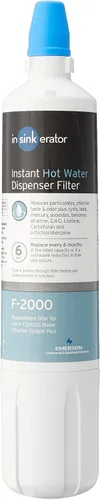 Miniatura 5 de InSinkErator Wave - Sistema dispensador instantáneo de agua fría y caliente, grifo y tanque, níquel satinado, HC-Wave-SN y F-2000, 1 unidad