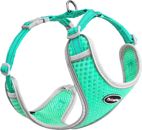 Miniatura 10 de ThinkPet Arnés de ventilación reflectante transpirable suave sin tirones para cachorros, chaleco de ventilación para cachorros pequeños y medianos