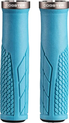 Miniatura 8 de Elega - Empuñaduras de bloqueo para manillar de bicicleta, empuñaduras de goma ligeras para XC, MTB, BMX