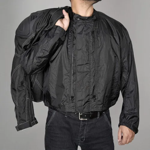 Miniatura 10 de WICKED STOCK Chaqueta de motocicleta para hombre, motociclismo, deportes de potencia, equipo de equitación, motocross, carreras, aventura