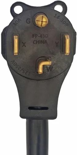 Miniatura 2 de FC-143TT Enchufe de secadora a adaptador RV 30A macho 14-30P a hembra TT-30R 30A 125V