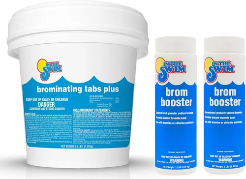 Miniatura 7 de In The Swim Potenciador de bromo para spa y bañera de hidromasaje, 2 libras para una mayor desinfección y claridad del agua, paquete de 2