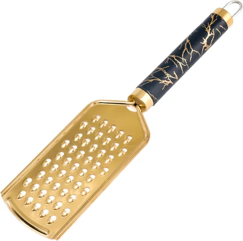 Miniatura 10 de Rallador de queso profesional, rallador de queso de acero inoxidable dorado de mano, rallador de manivela de mano, prácticos utensilios de cocina