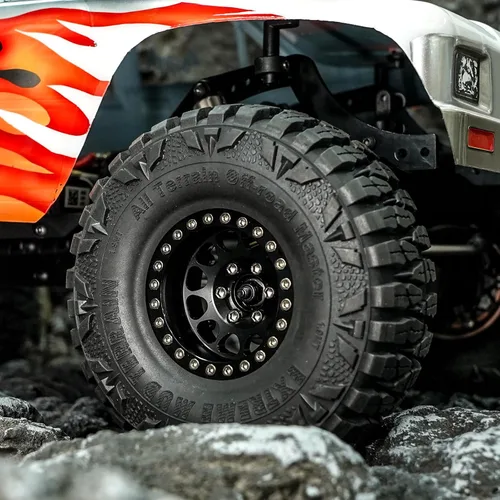 Miniatura 7 de INJORA Llanta Beadlock de 1.9 Pulgadas de Borde Profundo con Offset Negativo de 10.4mm para Coche RC Crawler 1/10 Auto Axial SCX10 90046 AXI03007