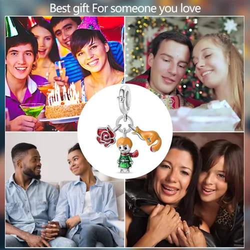 Miniatura 59 de LIGHTDOG Abalorios de plata de ley 925 para pulseras Pandora, collares para mujer, cuentas colgantes, cuentas de joyería, regalos para mujeres