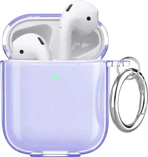 Miniatura 22 de Aircawin Funda transparente para Airpods, funda protectora a prueba de golpes para Airpod 1 y 2, accesorios de protección completa de TPU suave