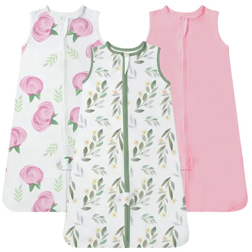 Miniatura 27 de TotAha Saco de dormir para bebés de 6 a 12 meses, paquete de 3, saco de dormir transpirable para bebé, niña, niño, manta usable con cremallera Azul