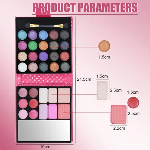 Miniatura 6 de FantasyDay Juego de regalo de maquillaje todo en uno Kit completo de maquillaje para mujeres, paquete esencial de iniciación incluye 20 paletas