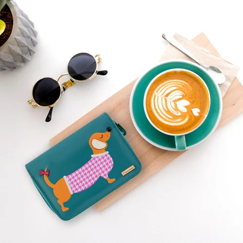 Miniatura 5 de kukubird Elephant & Mouse - Cartera de mano mediana con patrón floral para mujer