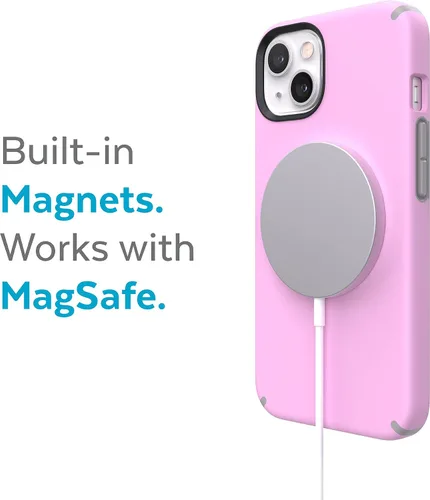 Miniatura 6 de Speck Funda para iPhone 13 - Protección contra caídas y resistente a los arañazos, diseñada para MagSafe para iPhone 13 - Funda de doble capa, funda
