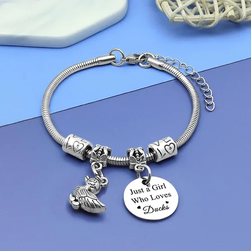 Miniatura 2 de Pulsera de regalo para amantes de los animales para mujeres, regalo de cumpleaños de Navidad, patos, dragón, koala, lobo, vaca, regalo para niñas