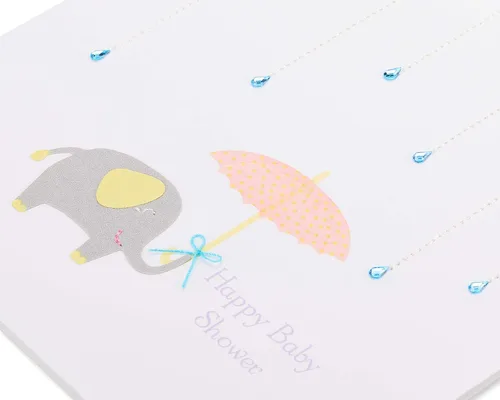 Miniatura 5 de Papyrus Tarjeta de baby shower (abundancia de buenos deseos)