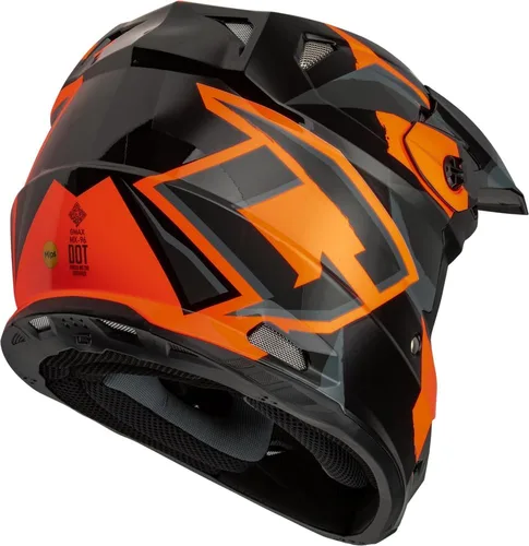 Miniatura 2 de GMAX MX-96S Casco de estilo MX para moto de nieve para deportes de invierno con caja de respiración