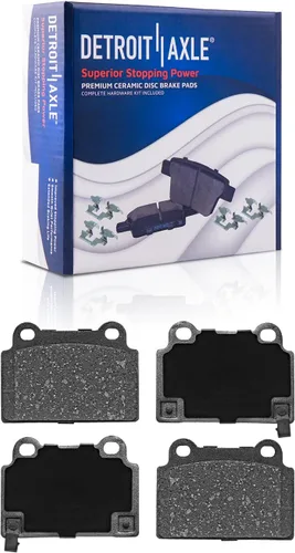Miniatura 148 de Detroit Axle - Pastillas de Freno Delantero para Mercedes- Benz C230 C250 C300 SLK250, Pastillas de Freno Cerámica w/Reemplazo de Hardware