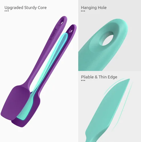Miniatura 6 de U-Taste Espátula de silicona resistente al calor – 600ºF a prueba de calor de grado alimenticio raspador de tazón de cocina de grado alimenticio