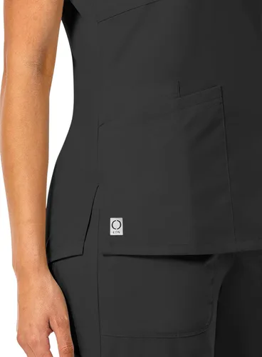 Miniatura 3 de Maevn Top cruzado con panel de malla EON para mujer