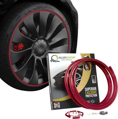 Miniatura 15 de AlloyGator Protector de Llanta Dorado para Ruedas de Automóvil (Se Adapta a Ruedas de 12-24" de Diámetro) - Paquete de 4 Protectores de Rueda