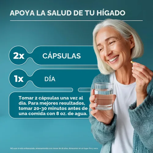 Miniatura 6 de PUREHEALTH RESEARCH Salud hepática - Suplemento de desintoxicación y reparación de limpieza hepática - con cardo mariano, cúrcuma en polvo, diente