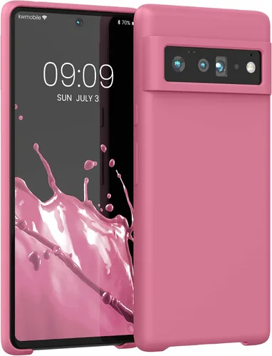 Miniatura 316 de kwmobile Funda Compatible con Google Pixel 6 Pro - Funda de Teléfono de Silicona TPU con Acabado Suave - Azul Caribe