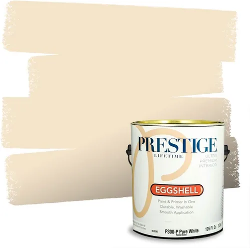 Miniatura 206 de PRESTIGE Pintura exterior e imprimación en uno, bronceado Aberdeen, plano, 1 galón