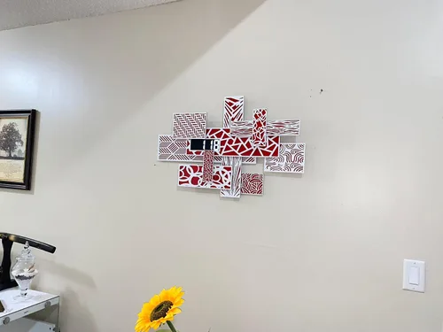 Miniatura 7 de Reloj de pared digital 3D Life Time 2023 Reloj de pared con diseño especial