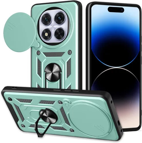 Miniatura 18 de Funda para Motorola Moto G 5G 2024 con protector de pantalla, funda protectora con protector de cámara, funda protectora con función atril para Moto