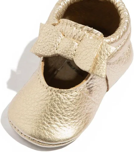 Freshly Picked Mocasines planos de ballet de piel con suela suave, zapatos para bebé niña, tallas 1-7, varios colores