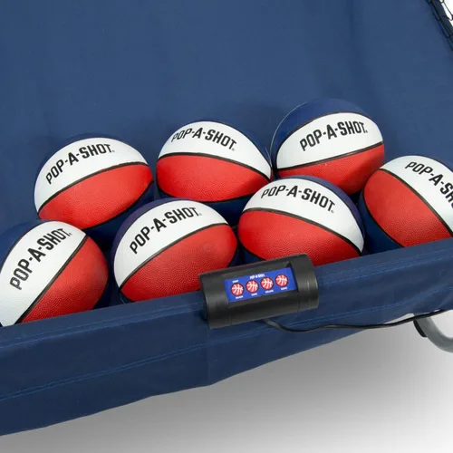 Miniatura 4 de Pop-A-Shot - Home Dual Shot with NCAA Graphics l Sensor Scoring l 16 Game Modes l 7 Balls l Foldable Storage l for All NCAA Fans
