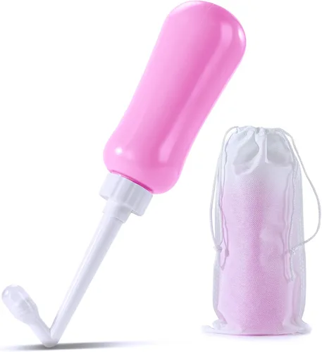Miniatura 9 de Bidé Portátil de Viaje de Gran Capacidad 450ml (15oz) Personal de Mano Azul