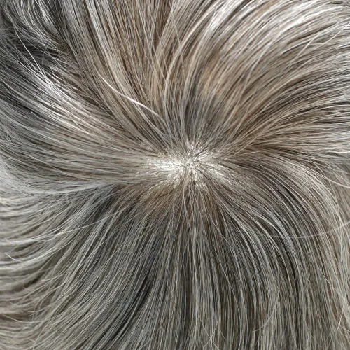 Miniatura 10 de Toupee Hair Piece For Men 100% Real Human Hair System Natural Looking Hairpieces For Men Hair Units Protesis Capilar Para Hombre 8''X10'' #610#6