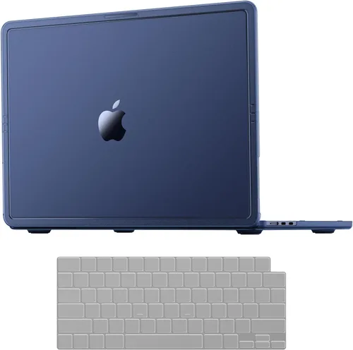 Miniatura 16 de Funda compatible con MacBook Air de 13 pulgadas M5 M4 M3 M2 2026 2025-2022, [color oficial 100% coincidencia] Funda protectora rígida para laptop +