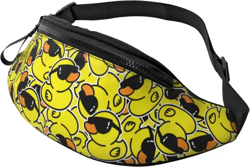 Miniatura 21 de Cangurera de camuflaje con diseño de bandera estadounidense de camuflaje para hombres y mujeres, correa ajustable para viajes, senderismo, ciclismo