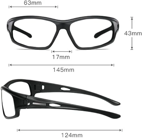 Miniatura 7 de Gafas de sol fotocrómicas progresivas de lectura multienfoque para hombres envuelven con estilo deportivo de transición