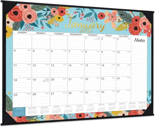 Miniatura 10 de Calendario de escritorio 2026, calendario de escritorio grande 2026, enero 2026 a diciembre de 2026, 22 x 17 pulgadas, calendario 2026 de 12 meses