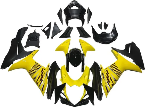 Miniatura 289 de Kit de carenado de inyección azul, negro y blanco para Suzuki GSXR600 GSX750 2006 2007 GSXR 600 GSX-R750 06 07 ABS Carenado de plástico completo
