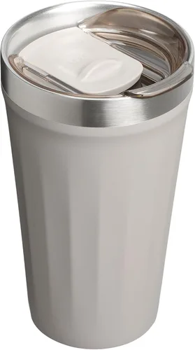 Miniatura 4 de STANLEY Vaso para Uso Diario Tapa de Encaje a Presión para Beber Taza para Bebidas, Café y Cócteles Copa de Vino de Acero Inoxidable Aislada