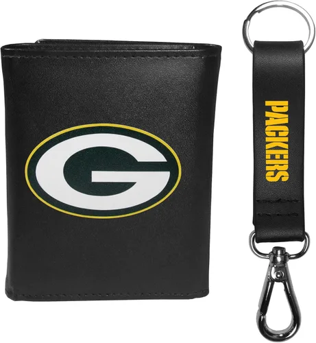 Miniatura 18 de Siskiyou Sports NFL unisex Tri-fold Wallet & Strap Key Chain