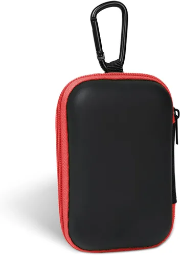 Miniatura 9 de Estuche cuadrado para auriculares, bolsa de almacenamiento portátil de EVA, organizador de accesorios para teléfono celular con mosquetón