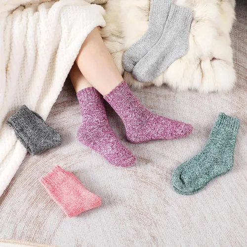 Miniatura 2 de Wool Socks for Women - Womens Wool Socks Winter Socks for men Warm Thick Knit Wool Soft Vintage Casual Crew Socks