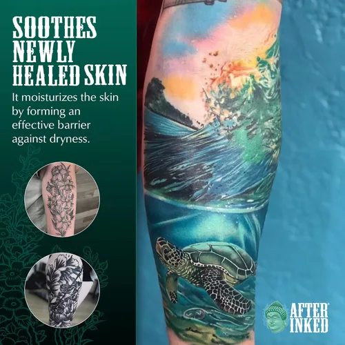 Miniatura 5 de After Inked Tattoo Aftercare - Gelatina sin petróleo, con aceite de semilla de uva, esencial para kit de tatuajes, PMU y cuidado posterior