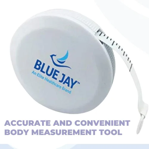 Miniatura 4 de Blue Jay an Elite Healthcare Brand Cinta métrica Measure It para medidas corporales con caja exterior de plástico, fabricada con fibra de vidrio