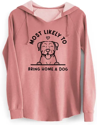 Miniatura 6 de Most Likely to Bring Home a Dog Pitbull - Sudadera con capucha Cali Wave para mujer
