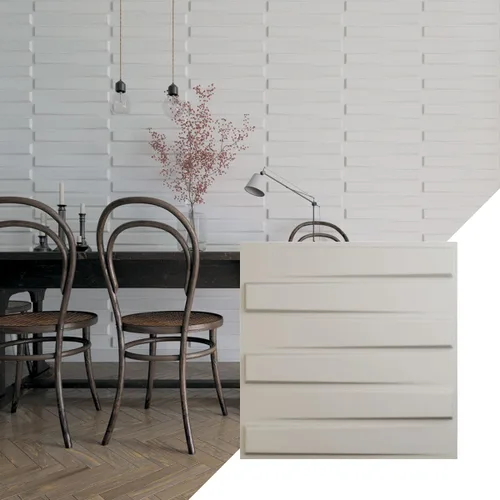 Miniatura 17 de Ekena Millwork 19 5/8 pulgadas de ancho x 19 5/8 pulgadas de alto, Keyes EnduraWall decorativo 3D, laguna satinada (cubre 2.67 pies cuadrados).