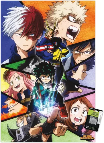 Miniatura 6 de My Hero Academia - Póster de pared con alfileres