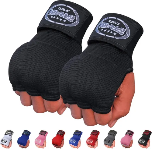 Farabi - Guantes de boxeo híbridos para niños con protectores de manos, para boxeo, guantes de boxeo de punzonamiento