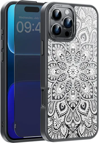 Miniatura 40 de Goodon Funda para iPhone 17 Pro con protector de pantalla de privacidad, compatible con Magsafe, a prueba de golpes, translúcida mate, bonita funda