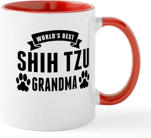 Miniatura 13 de CafePress Cute Shih Tzu Dog Mugs - Taza de café de cerámica de 11 oz (11.0 fl oz)