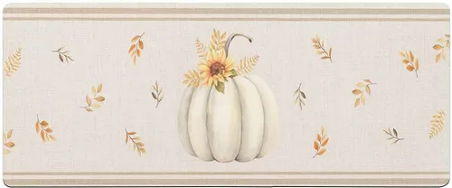 Miniatura 7 de Tapete de baño de calabazas de Acción de Gracias, antideslizante, de secado rápido y absorbente, de tierra de diatomeas, para ducha, fregadero