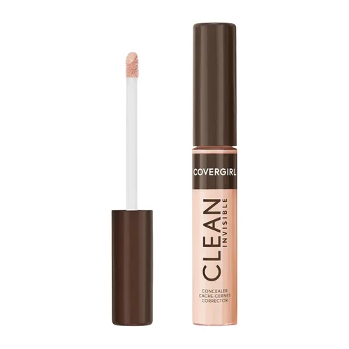 Covergirl Corrector invisible limpio, ligero, hidratante, fórmula vegana, beige claro 107, 0.23 onzas 107 Beige Claro